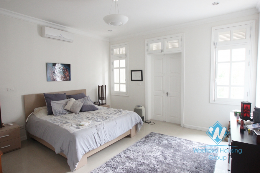 Nice furnished house with low price for lease in Ciputra, Tay Ho, Hanoi.